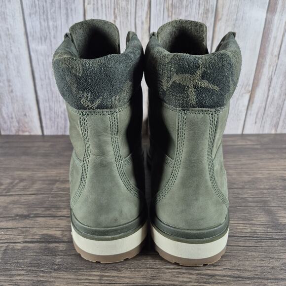 Timberland Radford 6-Inch Waterproof Boots - Men's Sz 11 Army Green Camo (VGC) - Picture 4 of 9